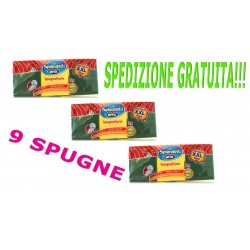 SPUGNA ABRASIVA FORMATO GIGANTE 3 PEZZI