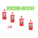 ALCOOL DENATURATO PROFUMATO 500 CC. 90 GRADI 4pz SPEDIZIONE GRATIS!