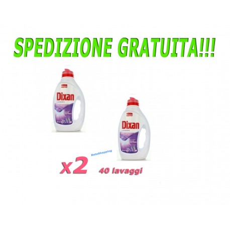 DIXAN DETERSIVO BUCATO LIQUIDO LAVATRICE 20 LAVAGGI LAVANDA - Rete Shopping