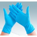 GUANTI MONOUSO IN NITRILE colore BLU