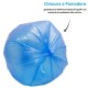 DOMOPAK SPAZZY - SACCHI NETTEZZA ANTIFORO CON MANICI - 20 SACCHI CASALINGHI BLU PER PATTUMIERA MEDIA 28LT - CM 52X54
