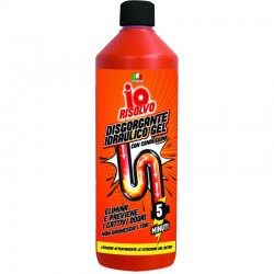 IO RISOLVO DISGORGANTE IDRAULICO GEL CON CANDEGGINA 1 LT