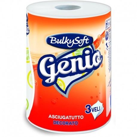 BULKYSOFT GENIO ASCIUGATUTTO ROTOLO 3 VELI 100 STRAPPI