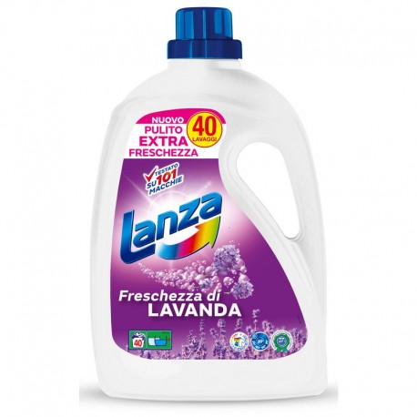 LANZA DETERSIVO BUCATO LAVATRICE LIQUIDO FRESCHEZZA DI LAVANDA 40 LAVAGGI