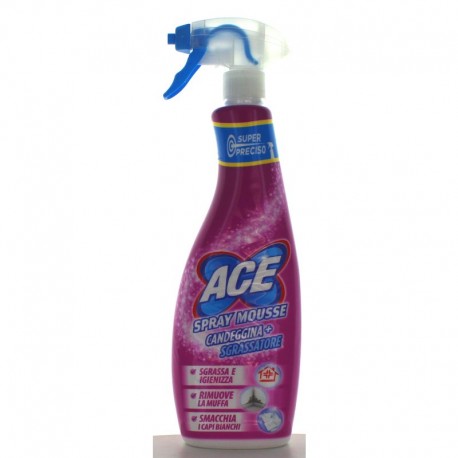 ACE SPRAY MOUSSE CANDEGGINA E SGRASSATORE CASA E BUCATO 650 ML