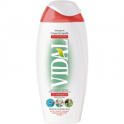 VIDAL DOCCIA DETERGENTE CON ANTIBATTERICO CORPO & CAPELLI MENTA E LIME 250 ML