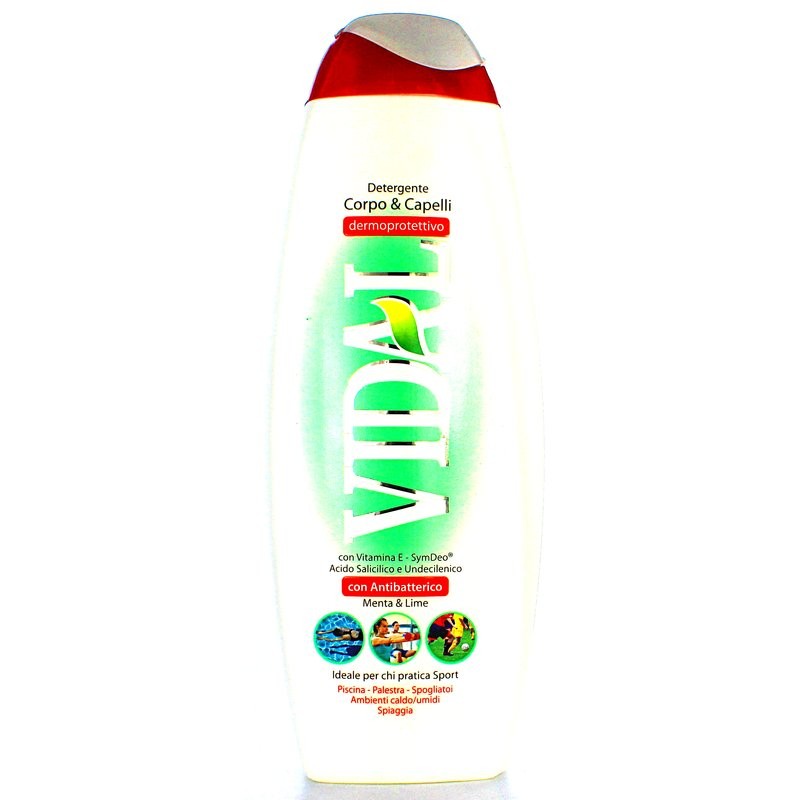 VIDAL Antibakterieller Schaum/Shampoo 500 Ml – Für Körper & Haar, Dermatologisch Schützend, Reinigend