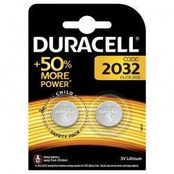 DURACELL BATTERIA LITHIUM LONG LASTING POWER 3 VOLT 2 PZ.2032