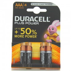 DURACELL PLUS BATTERIA MINISTILO 1 5 V MN2400 BLISTER 4 PZ.