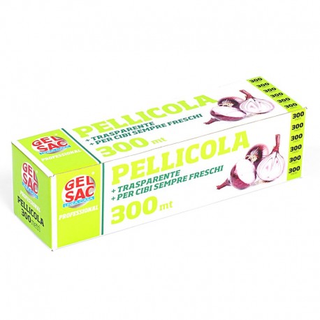 GEL SAC ROTOPACK PELLICOLA TRASPARENTE 300 METRI FORMATO PROFESSIONALE