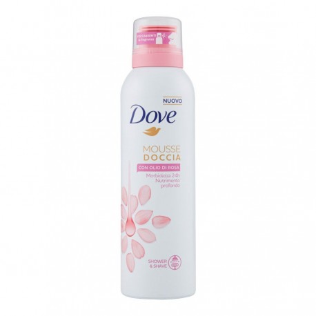 DOVE DOCCIA MOUSSE CON OLIO DI ROSA 200 ML