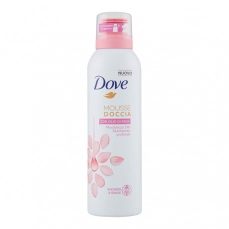 DOVE DOCCIA MOUSSE CON OLIO DI ROSA 200 ML