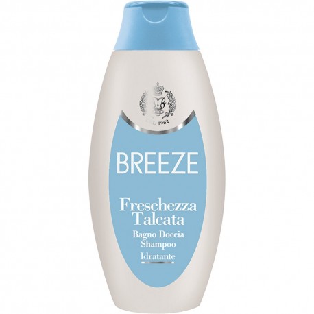 BREEZE BAGNOSCHIUMA DOCCIA SHAMPOO FRESCHEZZA TALCATA 400 ML