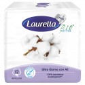 LAURELLA BIO COTTON ASSORBENTE ULTRA GIORNO CON ALI RIPIEGATO 12 PZ