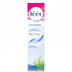 VEET CREMA DEPILATORIA 200 ML.SILK&FRESH PELLI SENSIBILI