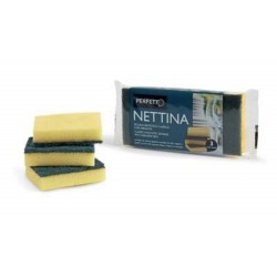 SPUGNA ABRASIVA "NETTINA" 3 PEZZI