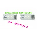 INGROSSO CARTA IGIENICA 20 ROTOLI 190 STRAPPI A ROTOLO -  PURA CELLULOSA - SPEDIZIONE GRATIS!!!